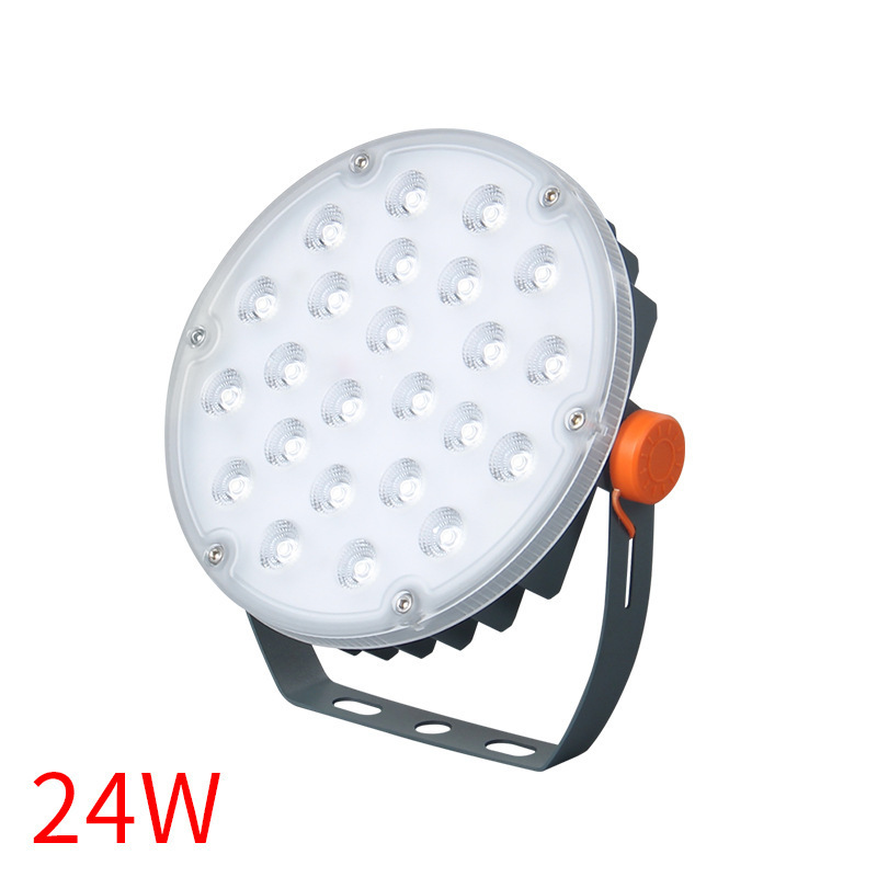 Fashion Round 36W LED garden lawn Flood Spot light spotlight AC85-265V 12V 24V IP65 Waterproof led rechargeable flood light