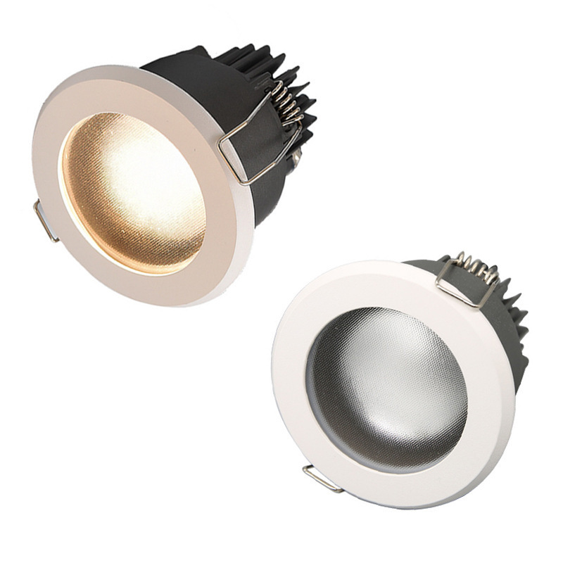 IP65 LED downlight outdoor white black waterproof LED recessed lamp 6W 8W bathroom wall washer light