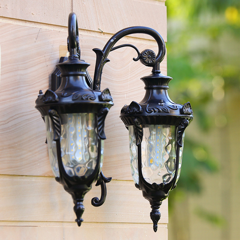 Outdoor Wall Lamp Classical Retro Lighting LED Sconces Waterproof Decorative for Home Aisle