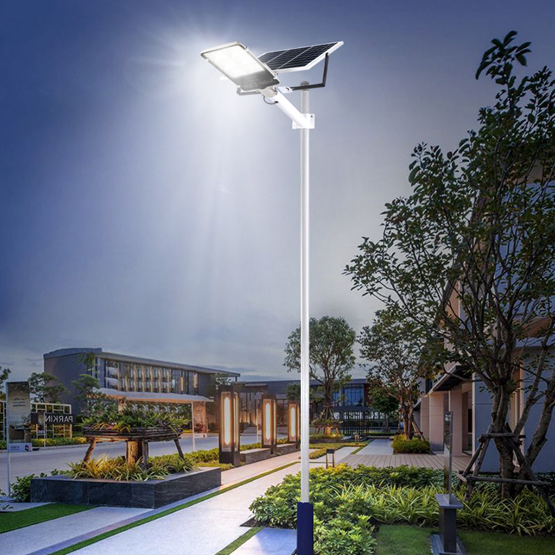 solar street light outdoor with battery 50W/60W/80W general street lights can customize 24-120W IP65 led street light