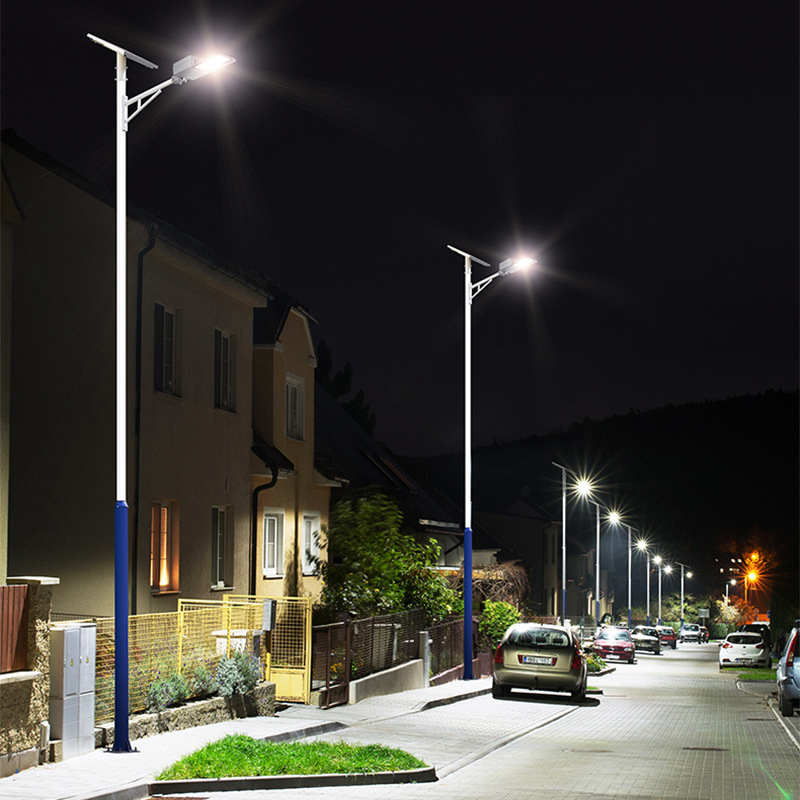 solar street light outdoor with battery 50W/60W/80W general street lights can customize 24-120W IP65 led street light