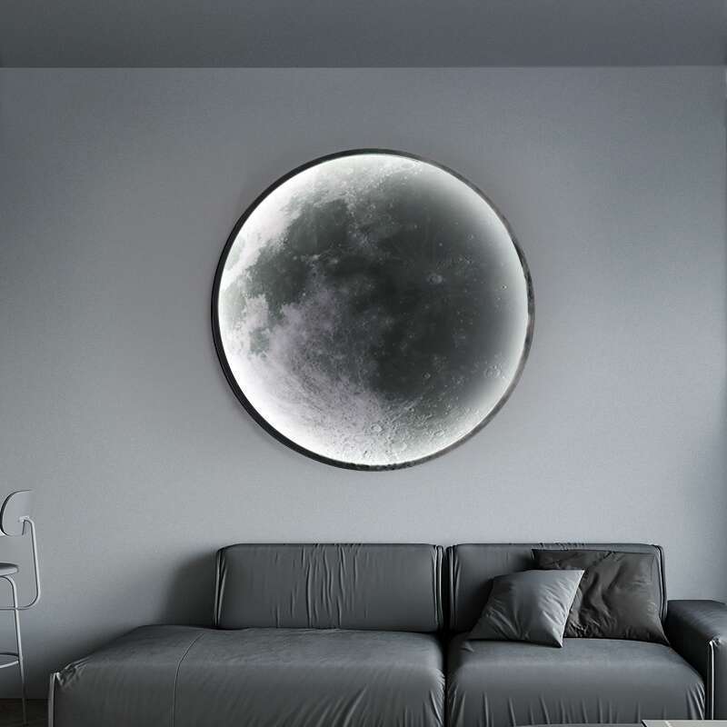 Modern Luxury Minimalist Lights Wireless Environmental Indoor Living Room Bedroom Moon Led Wall Lamps