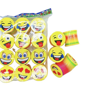 New Arrival Hot Selling Colorful Large rainbow circle spread children's toys Magic Slinkying Spring Coil Rainbow Toy