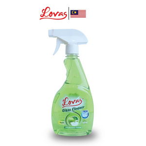 Multi-purpose Glass and Surface Liquid Spray Cleaner Detergent Surfaces, Stainless Steel Clear Light Green Apple Fragrance HALAL