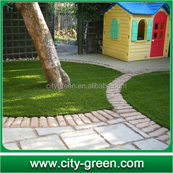 Environmental friendly Hot Sale Garden Ornament Artificial Fake Grass Mat Landscape Grass