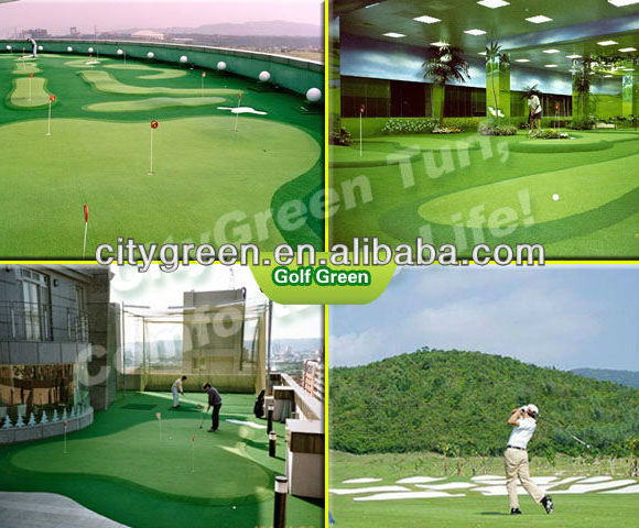 Outdoor synthetic greens grass carpet for mini golf artificial grass