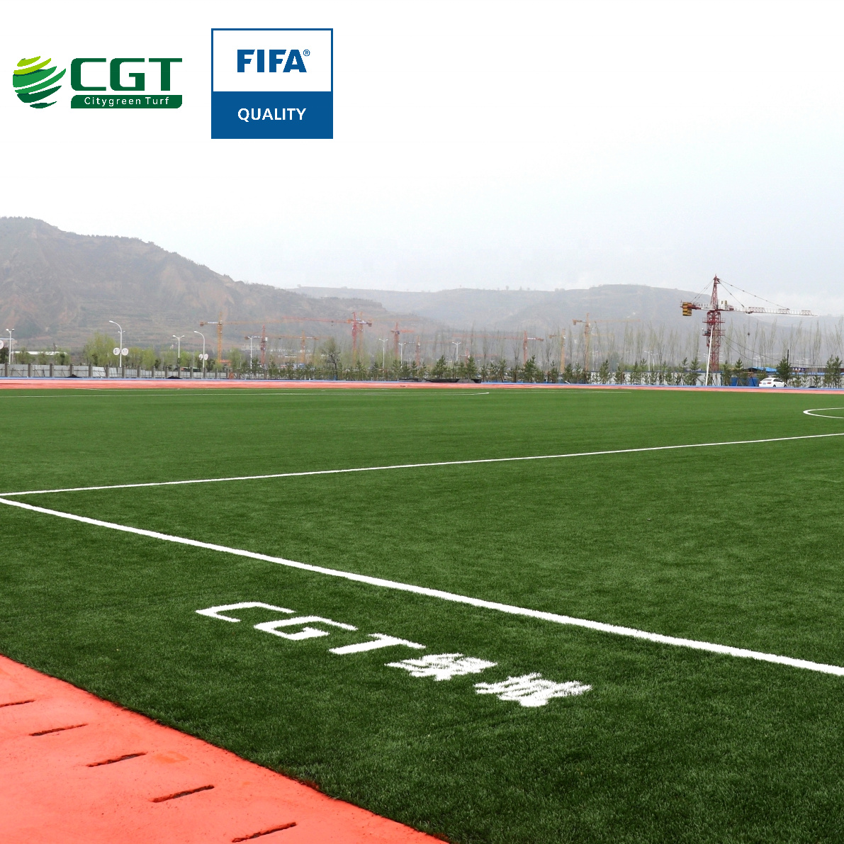 Football Grass Manufacturer On Sale False Grass Synthetic Grass cgt Pasto Sintetico Synthetic Football Pitch