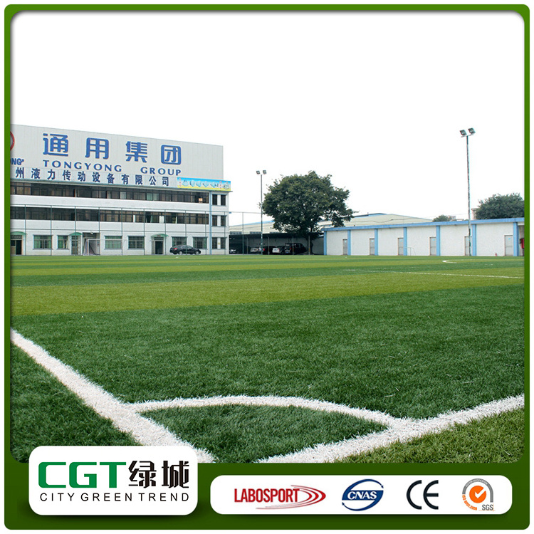 PE Monofilament artificial turf 50mm colors interlocking football /soccer ground synthetic turf indoor