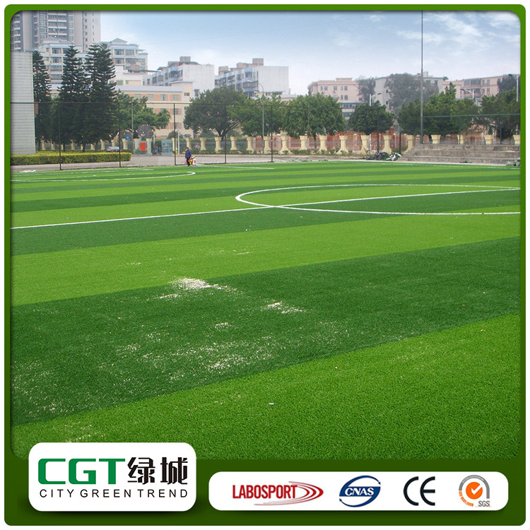 PE Monofilament artificial turf 50mm colors interlocking football /soccer ground synthetic turf indoor