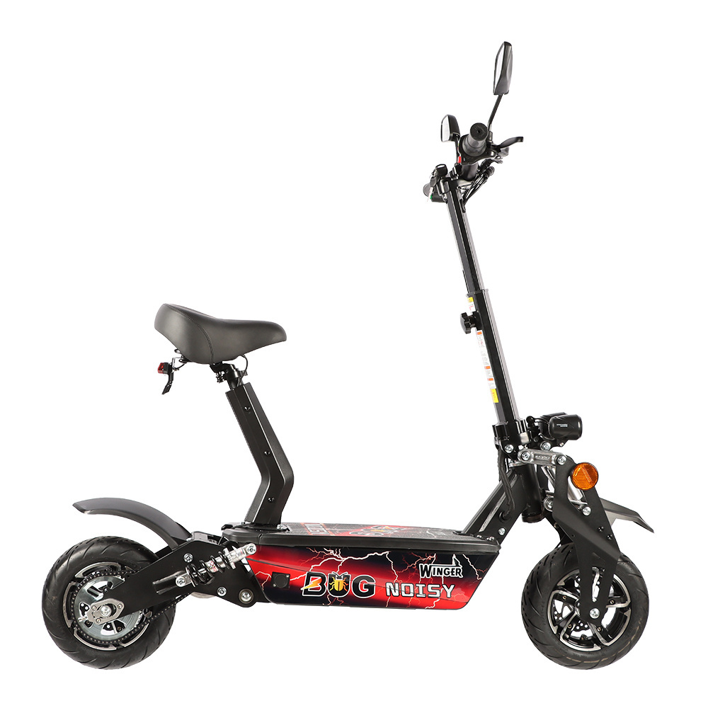 Factory direct sale1600w 2000w 48v 2 wheel portable scooter cross country kick folding adult electric scooter WINGER BUG NOISY