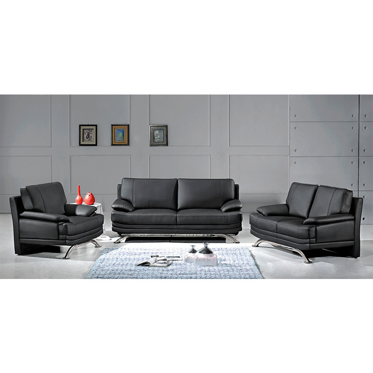 Italian luxury sofa set living room furniture modern leather mini sofa chairs lounge set 3 2 1 furniture luxury