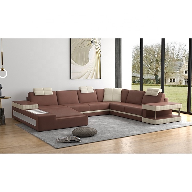 Decoro leather recliner sofa set furniture living room modern sofas for home luxury nappa leather sofa italian