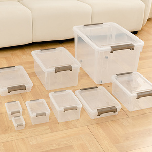 Multifunction Clear Desktop Storage Box Drawer Organizer Wardrobe Tote Bin Files Stationery Kids Teens Dorm Room Storage Box