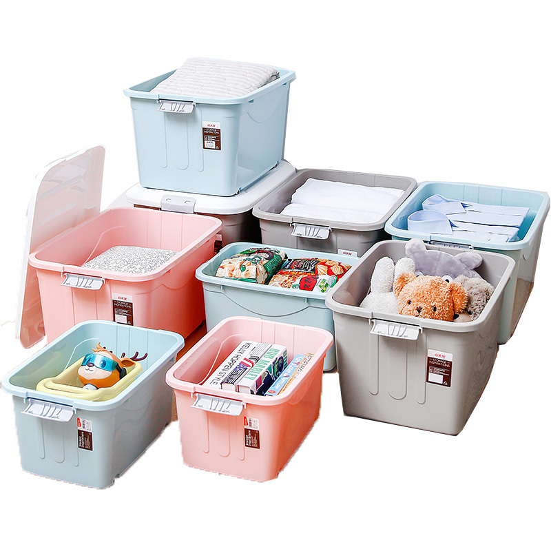 Citylife Multipurpose Custom Color Wholesale Clear Extra Large Strong Big container Plastic Box Storage Bin