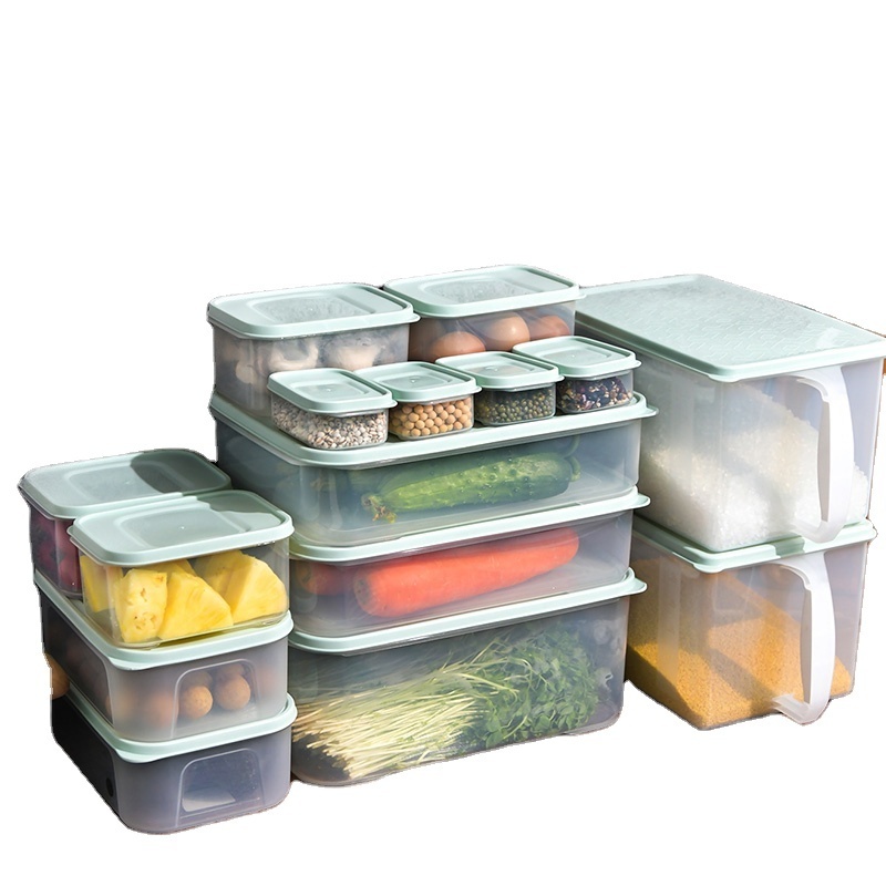 Citylife 12 Set Airtight Food Container Fridge Storage Cereal Flour Plastic Container Sets for Kitchen Pantry