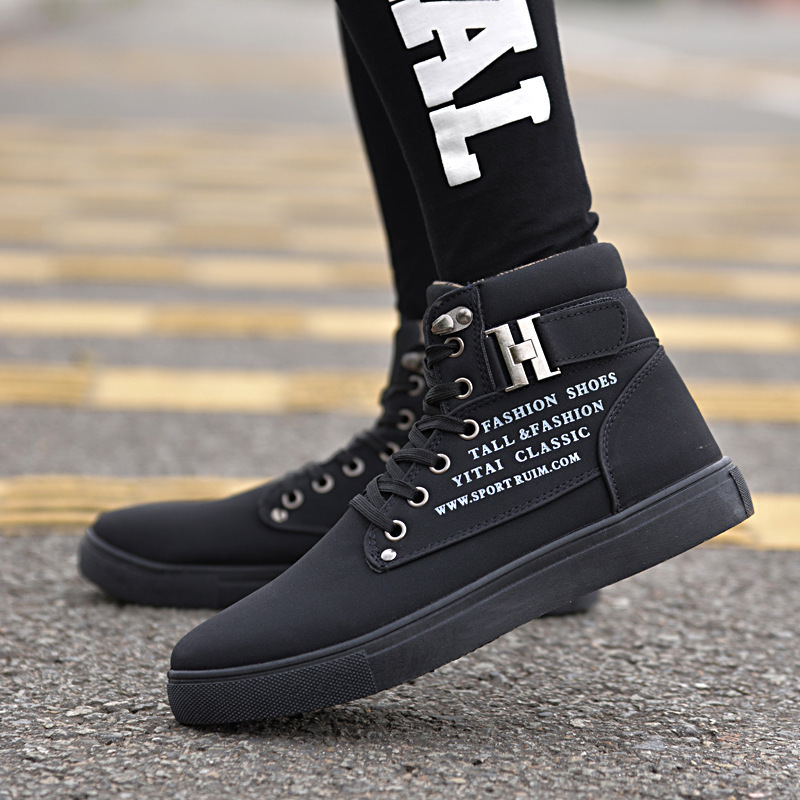 New Men's Shoes Sneakers Casual Men's Trendy Martin Boots Waterproof Boots For Men