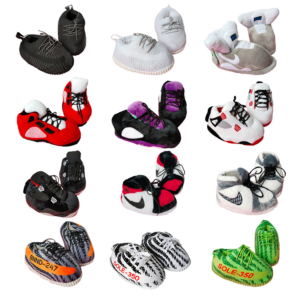 Factory Price Popular Exquisite Designs Winter Warm Plush Teenager Adult Indoor House Sneaker Slippers