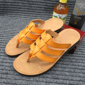 Factory sale Price Arabic Men Pu Sandals Saudi Arabic Slippers And Sandals For Men