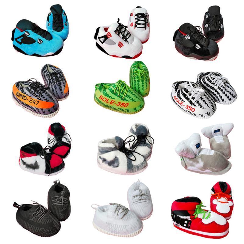 Factory Price Popular Exquisite Designs Winter Warm Plush Teenager Adult Indoor House Sneaker Slippers