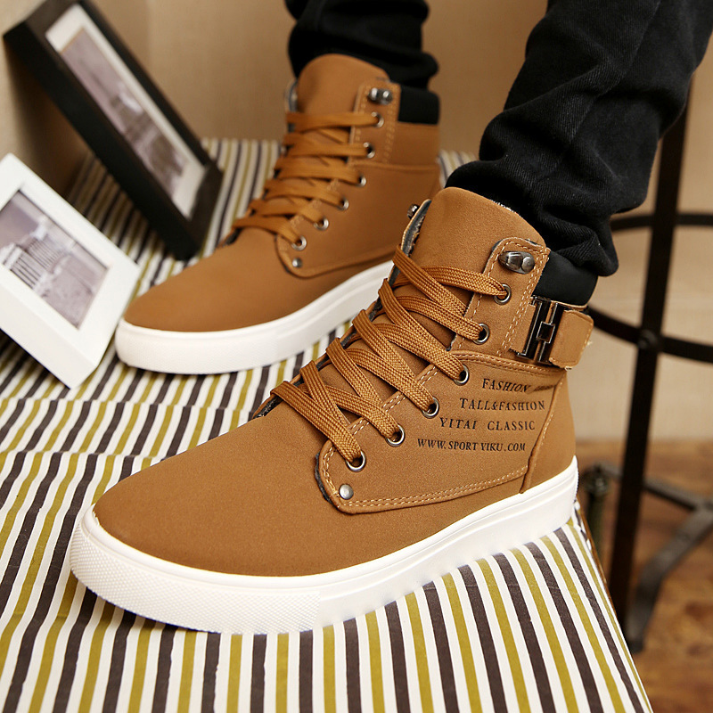 New Men's Shoes Sneakers Casual Men's Trendy Martin Boots Waterproof Boots For Men