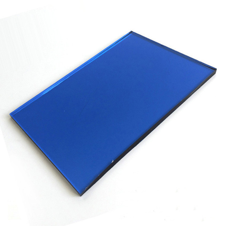 China Glass factory Dark blue tinted float glass for building and Architecture curtain wall Euro bronze euro grey and ford blue