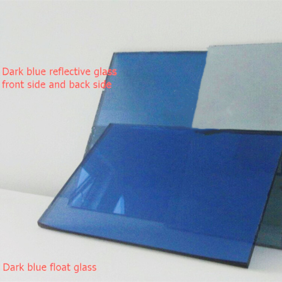 China Glass factory Dark blue tinted float glass for building and Architecture curtain wall Euro bronze euro grey and ford blue