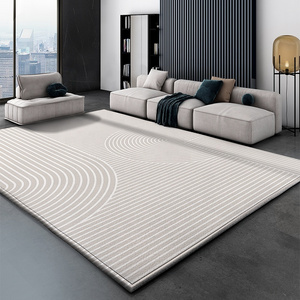 Nordic style Simple Design Print Carpet Fluffy Carpets And Rugs Living Room Absorb Water Carpet