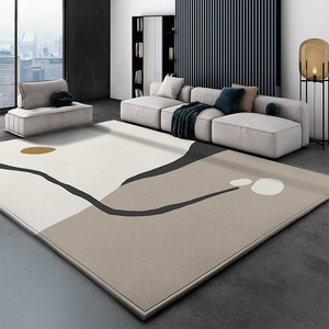 Soft Modern Anti Slip Mat Customized Logo Printing Carpet And Rugs For Living Room Furniture