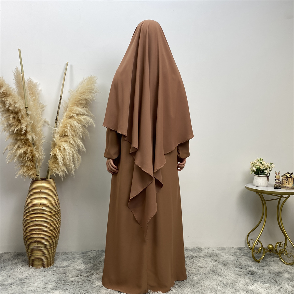 2231# Modest Khimar Hijab Abaya High Quality Muslim Pray Clothing Long Hijab Scarf Fast Dispatch Wholesale Eid Fashion Scarf