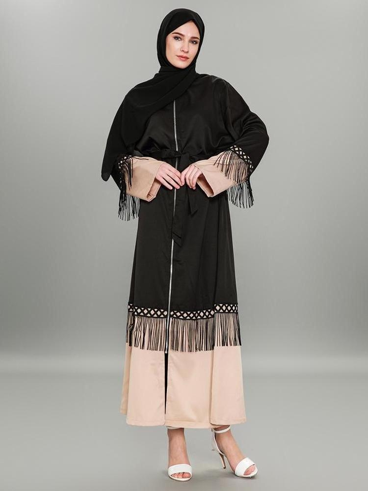 Latest Design Moroccan Kaftan For Fashion Able Zipper Muslim Dress Islamic Clothing Dubai Abaya Wholesale