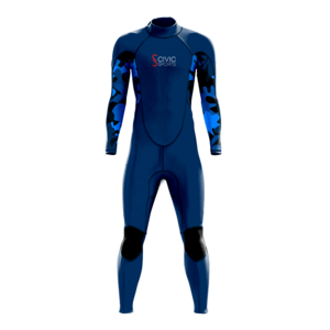 civic sports Custom Printed Long Sleeve  Diving Suit Unisex Man Surfing Swimming Snorkeling Wet Suit