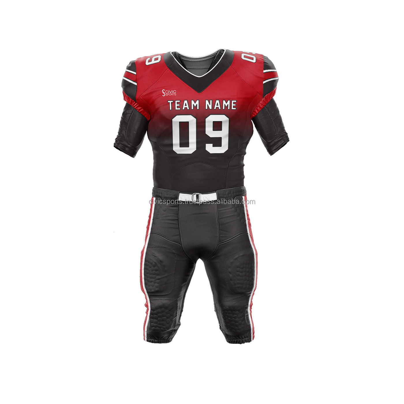 Custom Full Sublimation Wholesale American Football Uniforms Design American Customized NFL players