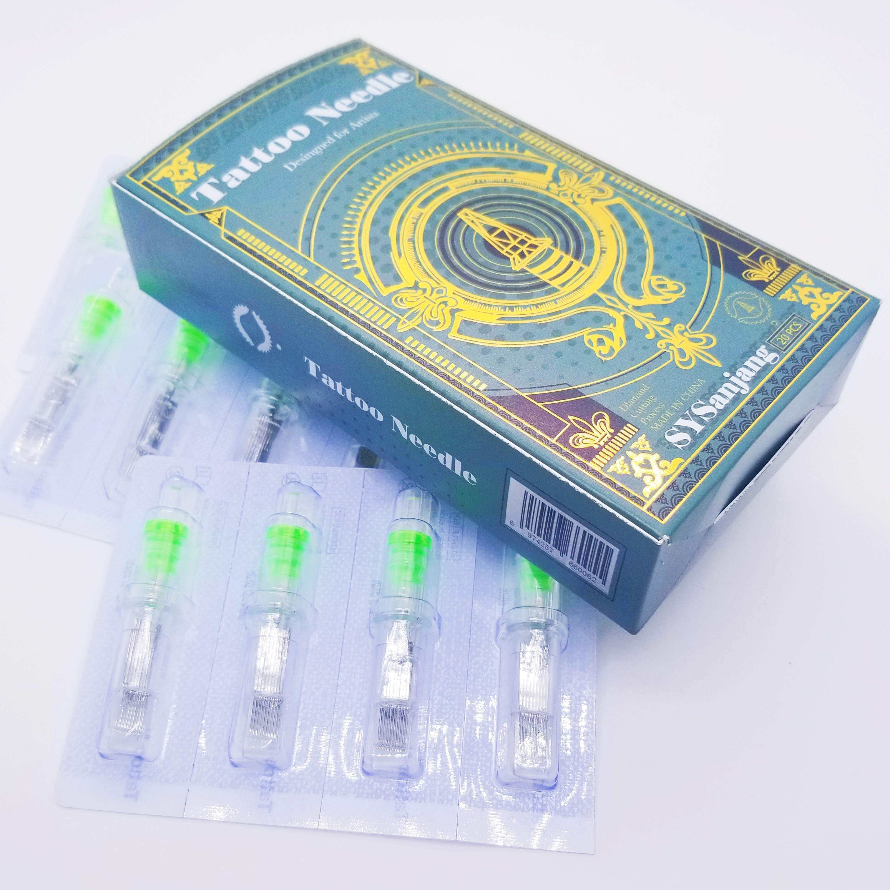 2023 Hot Sale tattoo needle cartridge membrane, 20PCS extra tight tattoo needle cartridge