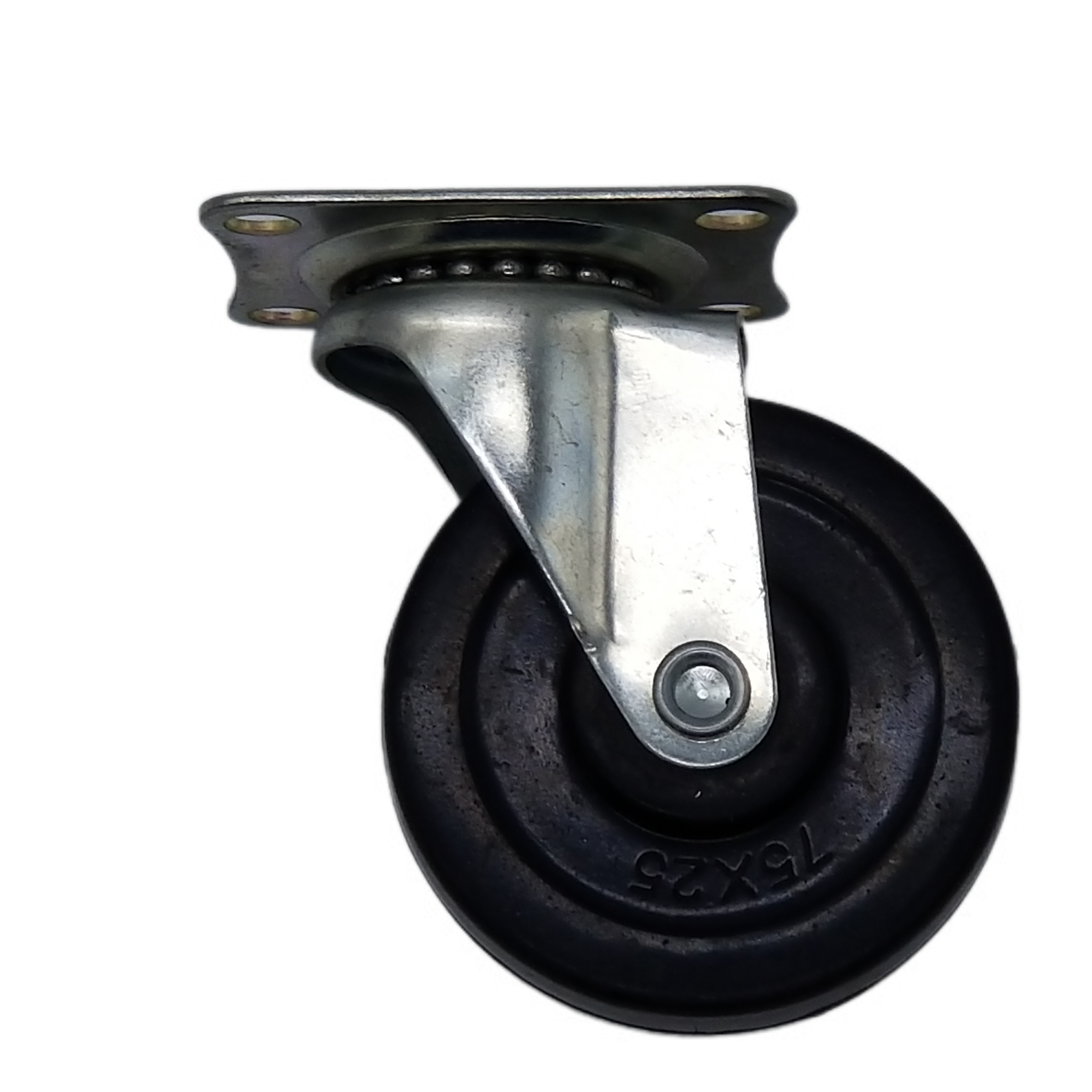 Factory Price High Load Bearing 1.5 Inch Rubber Swivel Light Duty Caster Wheels With Brake