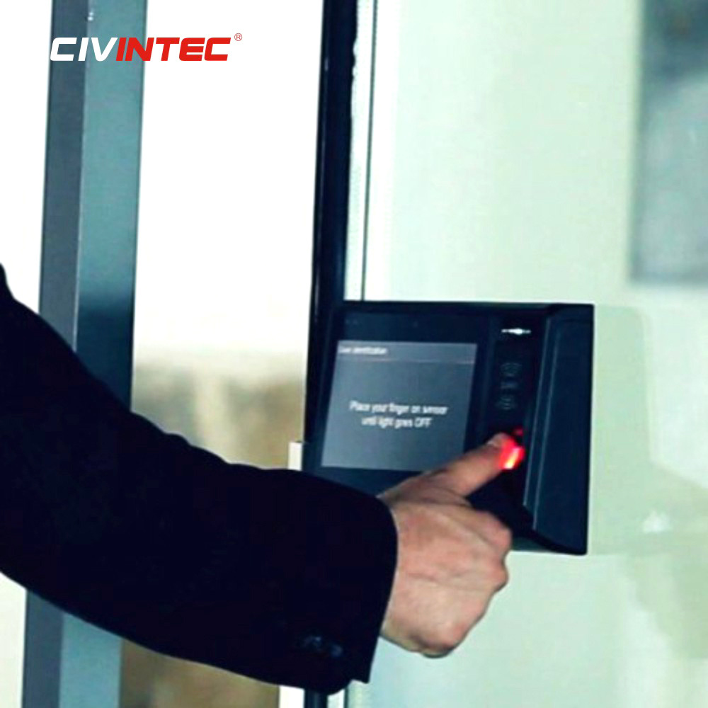 TCP/IP Biometric Fingerprint access control and time attendance system with RFID reader and printer, offer software and SDK