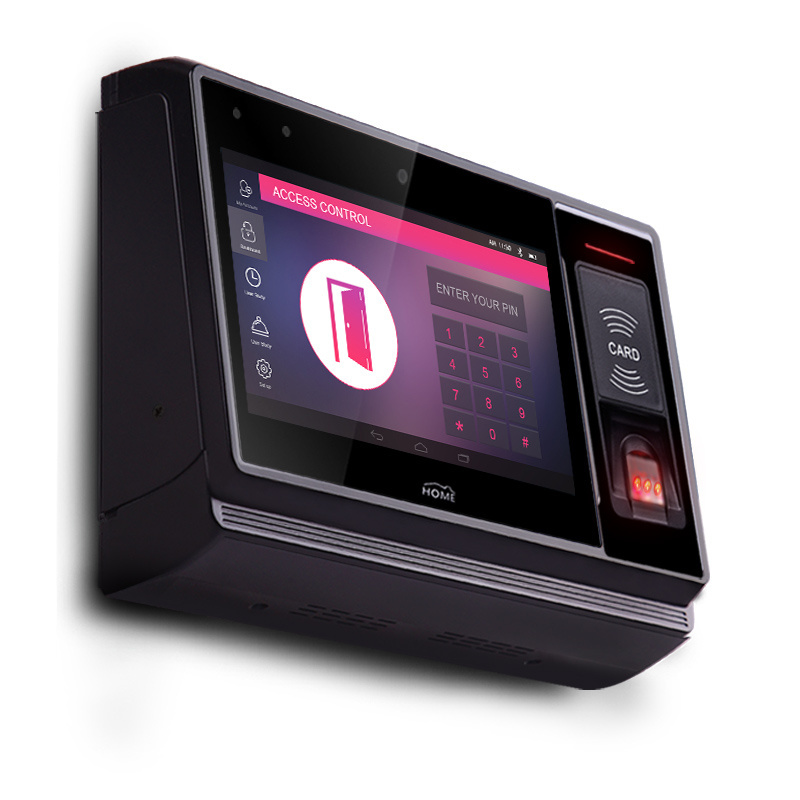 TCP/IP Biometric Fingerprint access control and time attendance system with RFID reader and printer, offer software and SDK