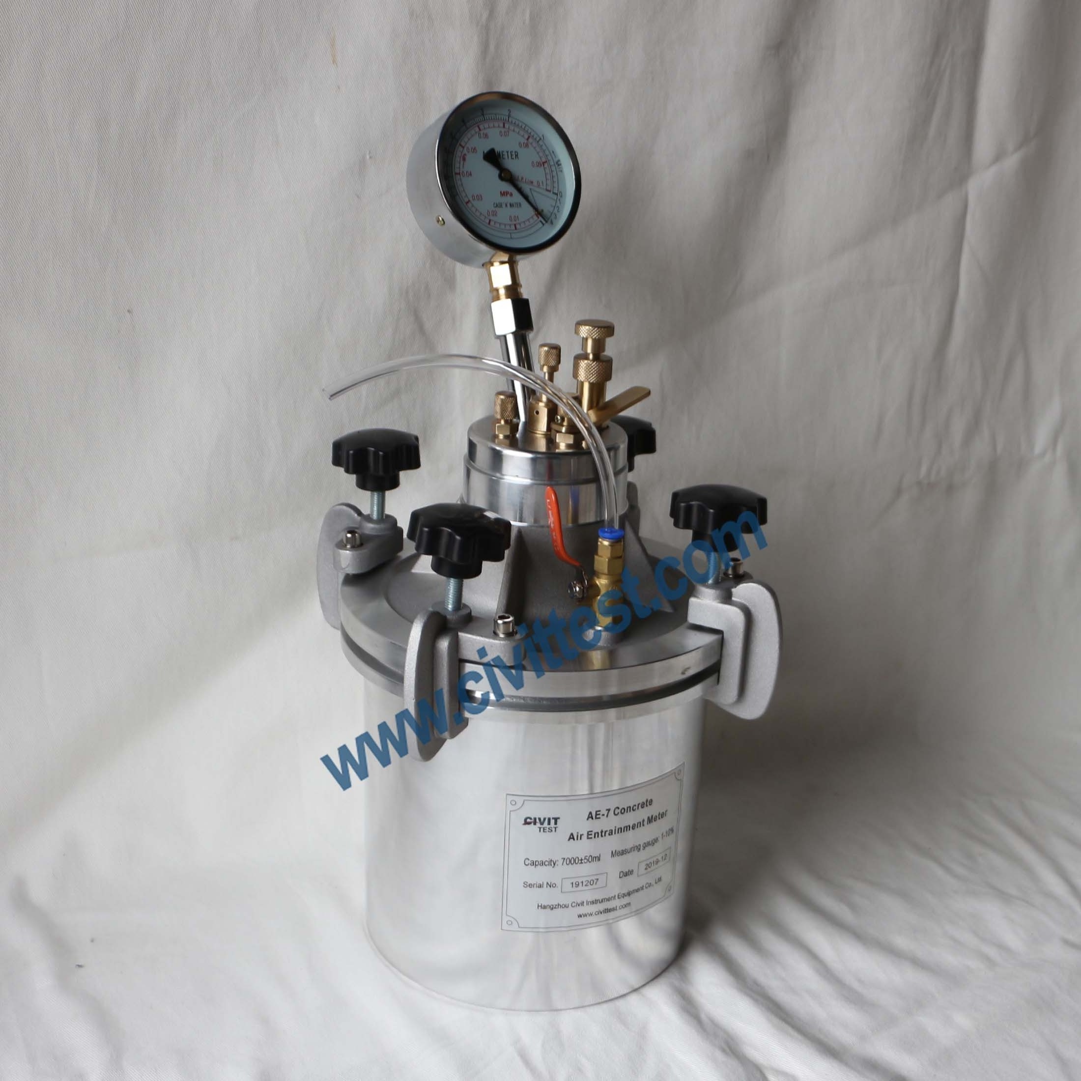 Laboratory cement Concrete Air Entrainment Meter air content meter