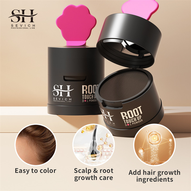 Hair Building Fiber Powder Waterproof Promote Hair Growth Root Touch Up Color Hairline Shadow Powder Hair Loss Concealer Powder