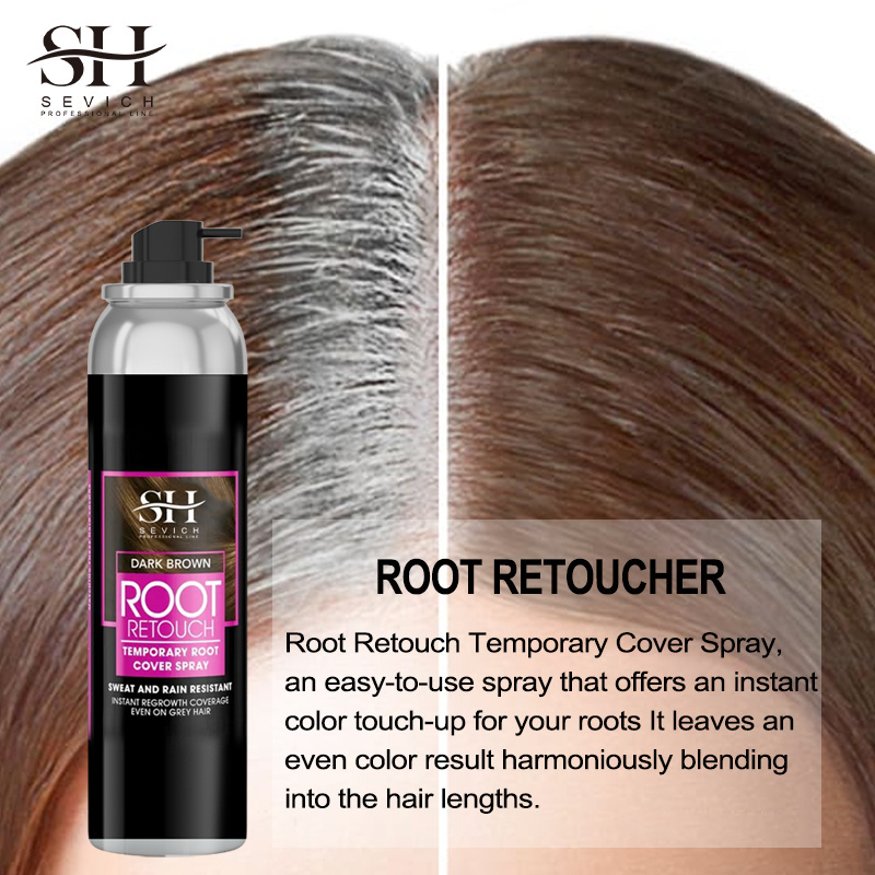 Newest Temporary Gray Cover Washable Hair Color Root Touch-Up Spray For Men And Women