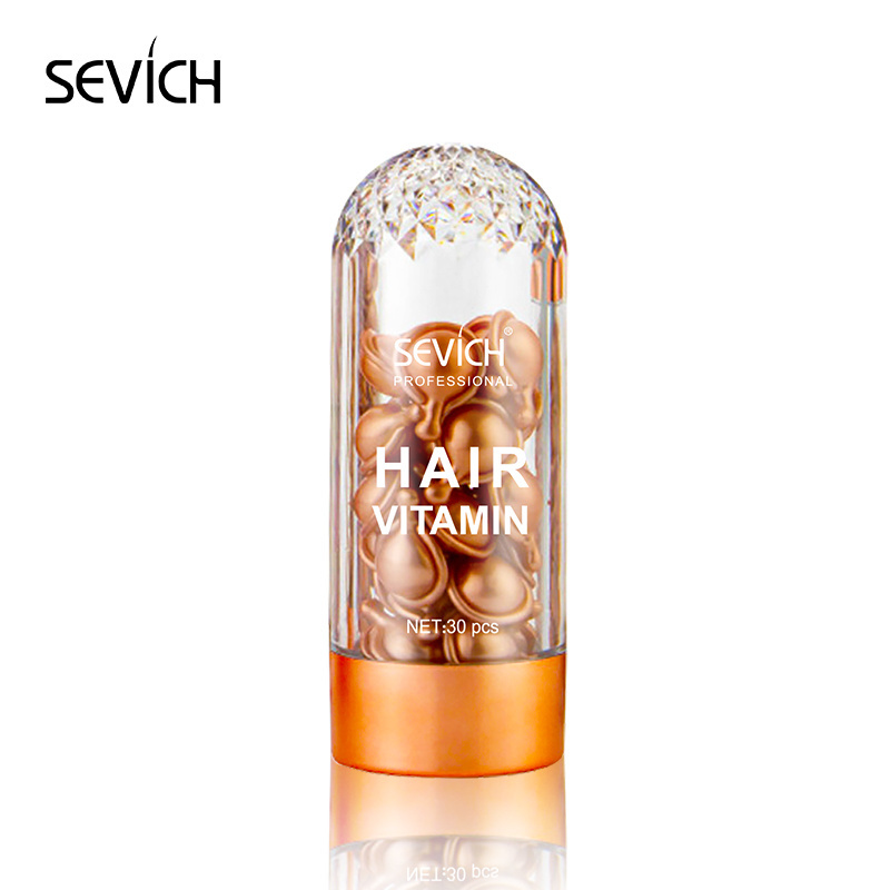 Sevich Private Label Organic Hair Vitamins E Capsule Hair Growth Vitamins Serum Capsules Oil