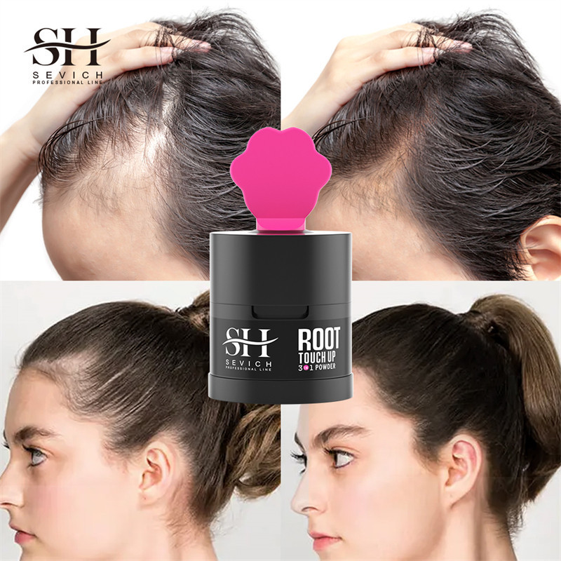 Hair Building Fiber Powder Waterproof Promote Hair Growth Root Touch Up Color Hairline Shadow Powder Hair Loss Concealer Powder