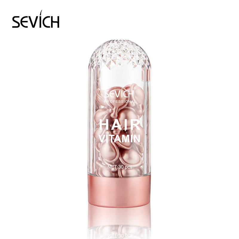 Sevich Private Label Organic Hair Vitamins E Capsule Hair Growth Vitamins Serum Capsules Oil