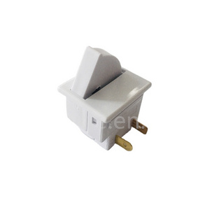 White Plastic 0.5A 250VAC Refrigerator Door Switch Door Lamp Switch