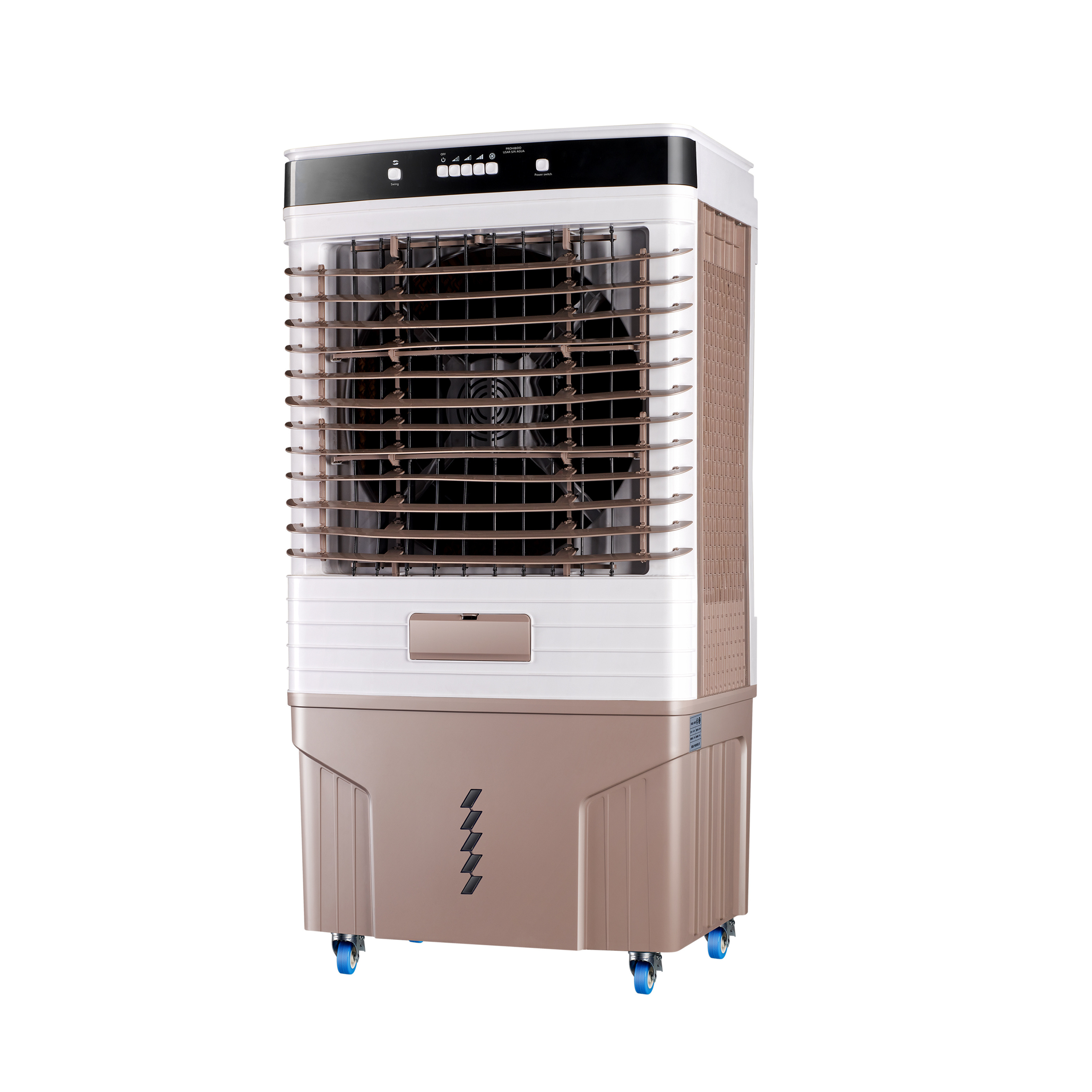 200W 80L hot sales portable plastic  breeze  8000 cfm evaporative air cooler for outdoor