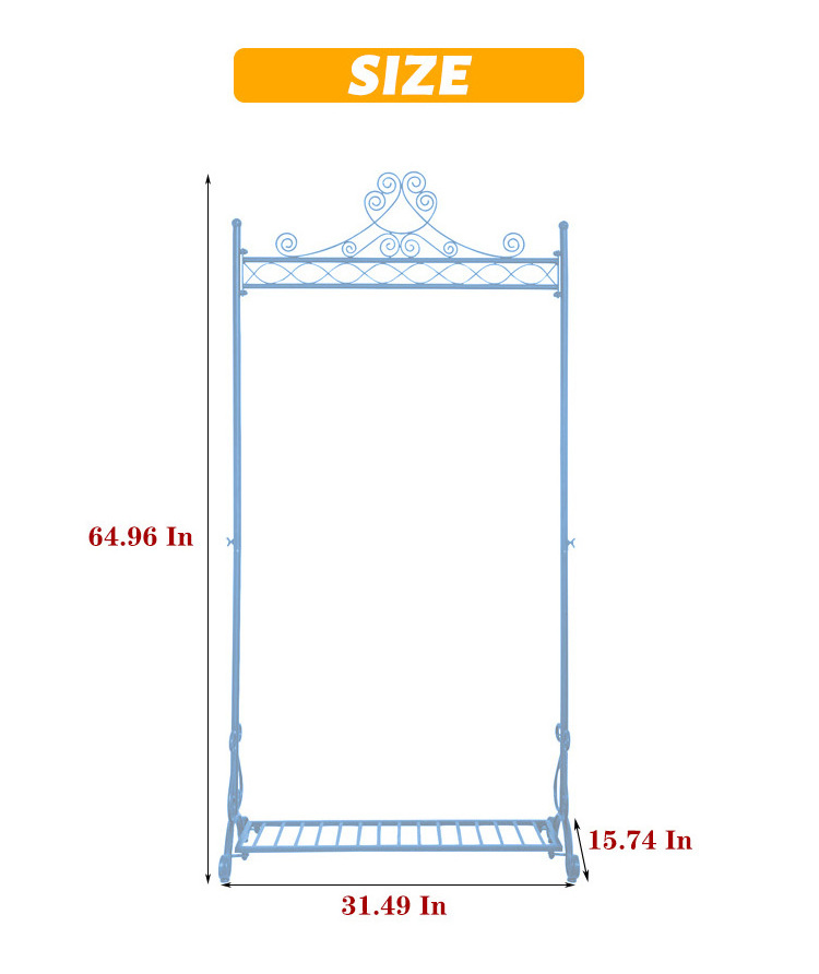 Floor children clothes hanger rack store display clothes display rack bedroom hanger standing