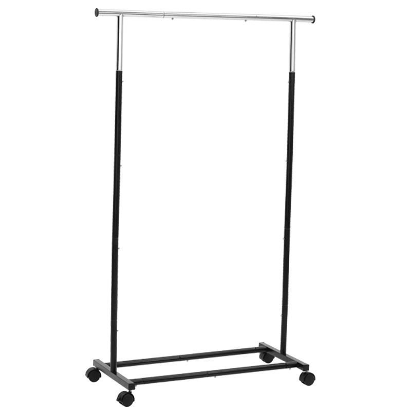 Simple Trending Standard Clothing Garment Rack Rolling Clothes Organizer on Wheels for Retractable Hanging Clothes