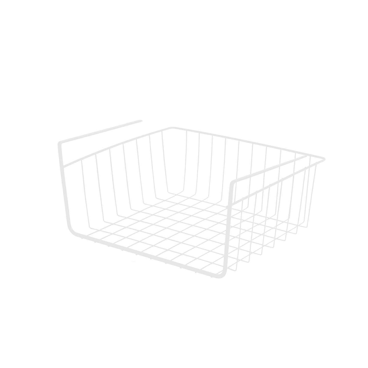 The Smart Design Kitchen Under Shelf Iron Wire Storage Basket