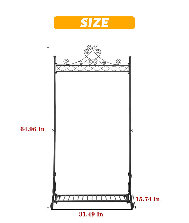 Floor children clothes hanger rack store display clothes display rack bedroom hanger standing