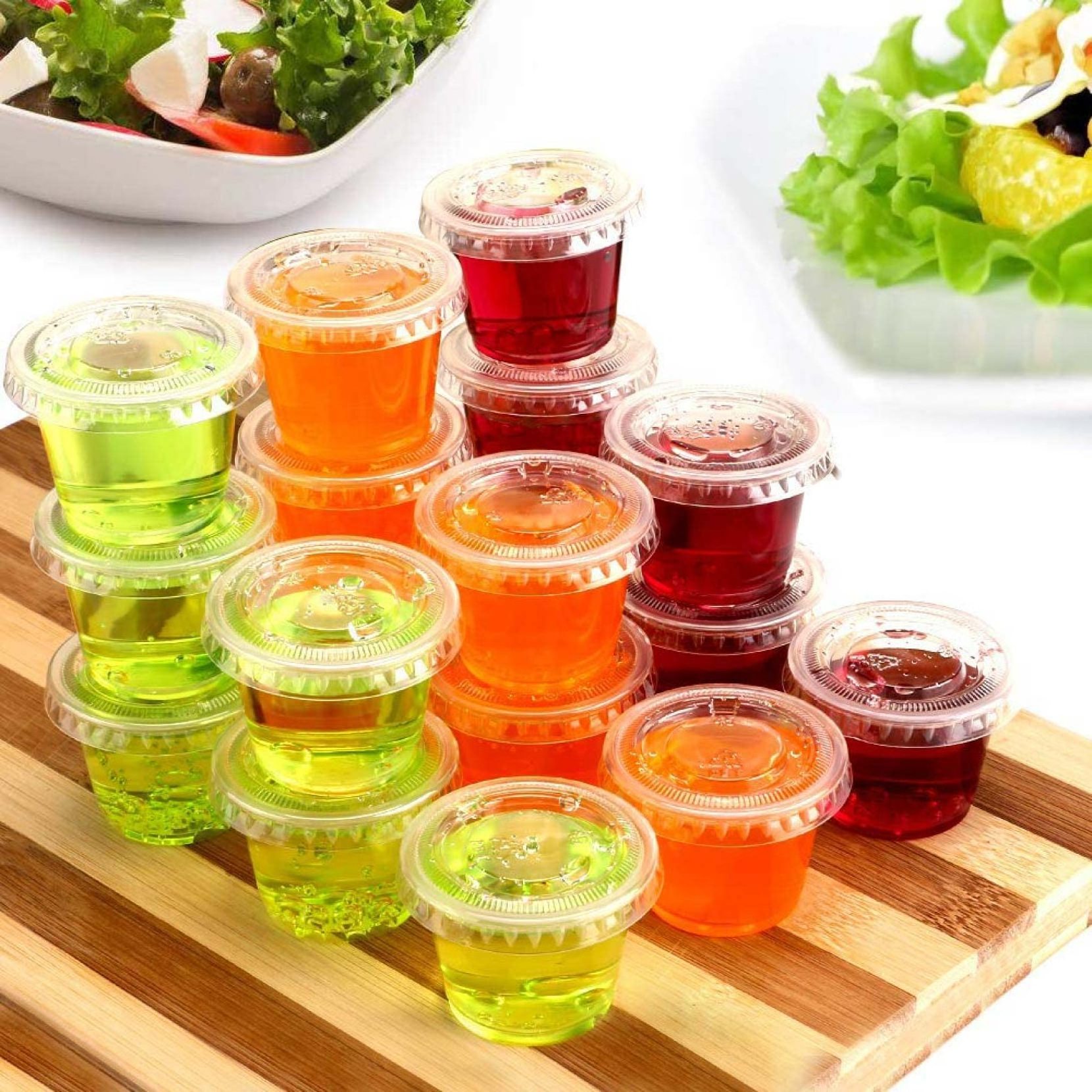 Disposable pp sauce cup with lid small plastic containers 0.5oz 0.75oz 1oz 1.25oz 1.5oz 2oz