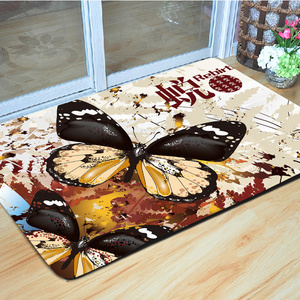 Eco Friendly Anti Slip Water Absorbing Custom Printed Outdoor Mat